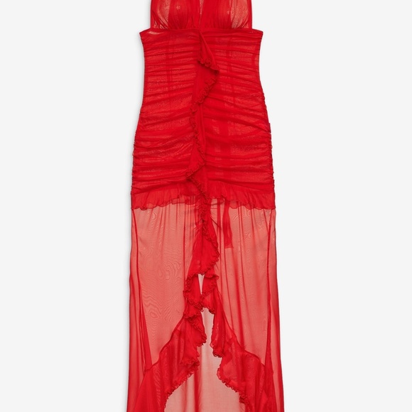 Free  People FOR LOVE AND LEMONS KAYTA IVORY GOWN MAXI DRESS SIZE S - Picture 5 of 7